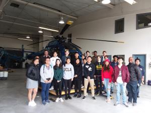 Students tour Hollywood Burbank Airport