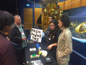 John Muir students showed some examples of their work.  Engineering student project