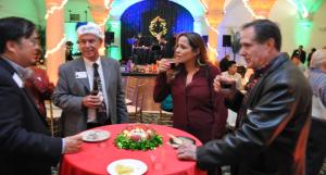 Wine and beer were hosted by Castle Catering in their Romanesque Room.